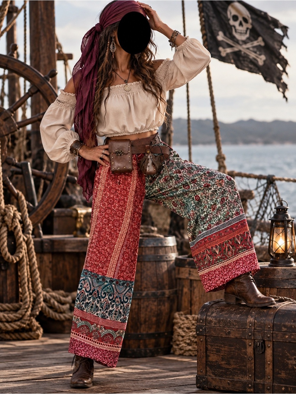 Pirate women’s Halloween costume size large
